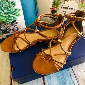 Cognac Sandal